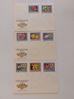 Old stamp envelope hortus botanicus 3 pcs