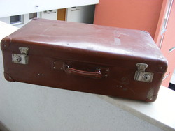 Antik papír , karton bőrönd, koffer