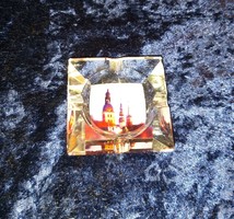 Riga crystal ashtray ashtray souvenir