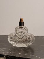 Csiszolt Kristály Parfümösüveg 10x10x5cm -- parfümös üveg