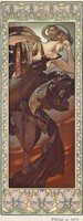 Alphonse Mucha - Esti csillag  - reprint