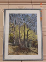 Márton Kiss's painting - Sorrel-flowered forest