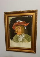 Férfi portré festmény