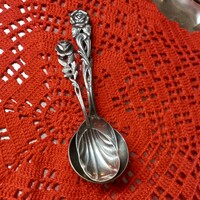 3 silver-plated teaspoons
