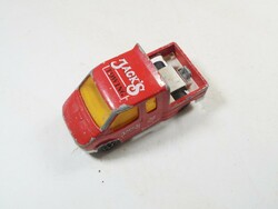 Retro toy majorette ford transit jack's towing car truck approx. 1970s-80s