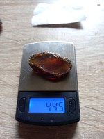 Blue amber from Indonesia44.5 Gr