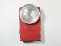 Old retro portable flashlight flashlight flat artas approx. 1970s