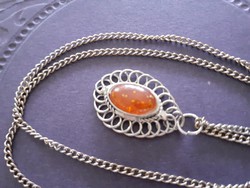 Vintage metal women's necklace pendant bijoux