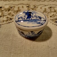 Vintage delft ramsel porcelain box.