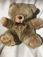 Medium brown, long-haired, cute big teddy bear
