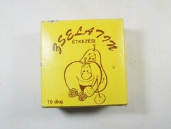 Retro edible gelatin in a paper box - from the 1990s