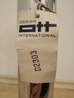 Ott international design, 2 chrome lamps