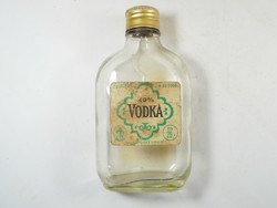 Old retro glass bottle of vodka Liptovsky Santa Czechoslovakia - 1980s