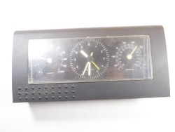 Retro old clock quartz humidity meter thermometer - approx. It has been operating since the 1990s