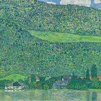 Klimt - Litzlberg - vakrámás vászon reprint