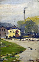 Berkes Antal (1874 - 1938) " GYÁR VIDÉKEN "