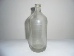 Antique old thick-walled soda bottle - approx. 0.5 Liter - from the early 1900s