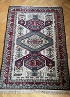 Iráni kézi perzsa szőnyeg perzsaszőnyeg régi kaukázusi mintás vintage