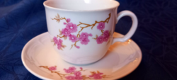 Kahla cseresznye virág mintás kávés csésze szett