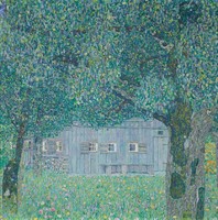 Klimt - farmhouse - blindfold canvas reprint