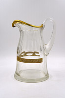 A stunning Biedermeier glass jug.