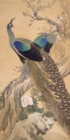 Imao keinen - two peacocks - reprint