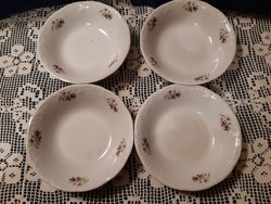 Arpo Romanian small porcelain bowls with flowers