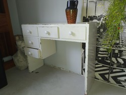 Art deco console table with drawers