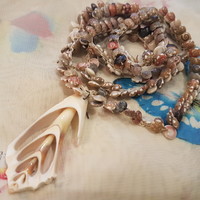 Shell pearl string 70 cm