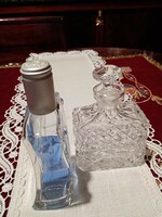 Avon cologne / perfume spray + antique engraved glass