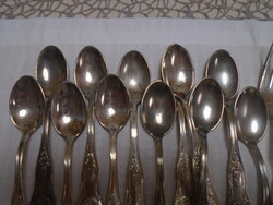 Old 12-person cutlery with markings