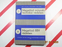 Megelőző műszaki technikai védelem Megelőző RBV védelem - Polgári védelmi oktató könyv