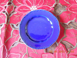 Zsolnay porcelán, kék mini tányér