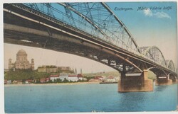 •	Esztergom, Mária Valéria hídfő. 1916. Postán futott.