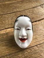 Régi japán porcelán fej figura