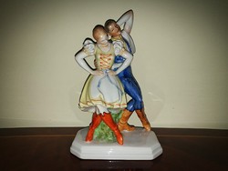 Herend antique dancing couple figures
