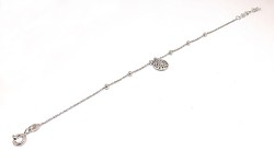 Silver stone-berry bracelet (zal-ag110309)