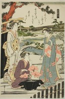 Chōbunsai eishi - kamochi (from the Six Immortal Poets series) - reprint