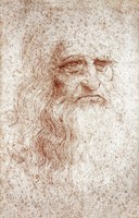 Leonardo da Vinci - Önarckép - reprint