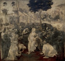 Leonardo da Vinci - Krisztus imádása - reprint