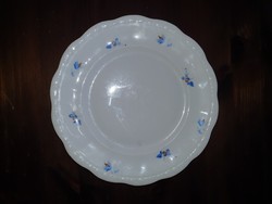 Zsolnay flower patterned small plate, marked, dessert