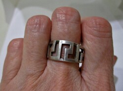 Szép régi  nagy ezüstgyűrű