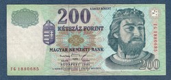 200 Forint 1998 FG jelű