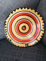 Reguly Istvánné (Baba),  színes retro tányér