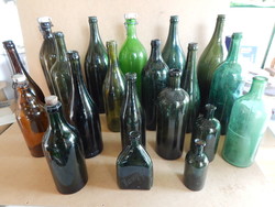20 old bottles for sale together!
