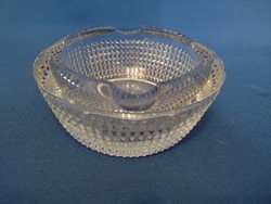 Retro thick-walled glass ashtray