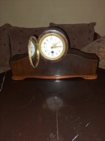 Antique fireplace clock from the 19th century