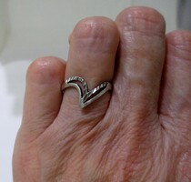 Szépséges kézműves ezüst  gyűrű