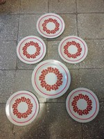 Colditz floral patterned plates