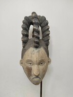 Antik afrikai fejtető maszk Igbo népcsoport Nigéria sérült 104 Le dob 47 6758 Leértékelt